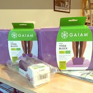 Gaiam Yoga Blocks and 8ft Yoga strap